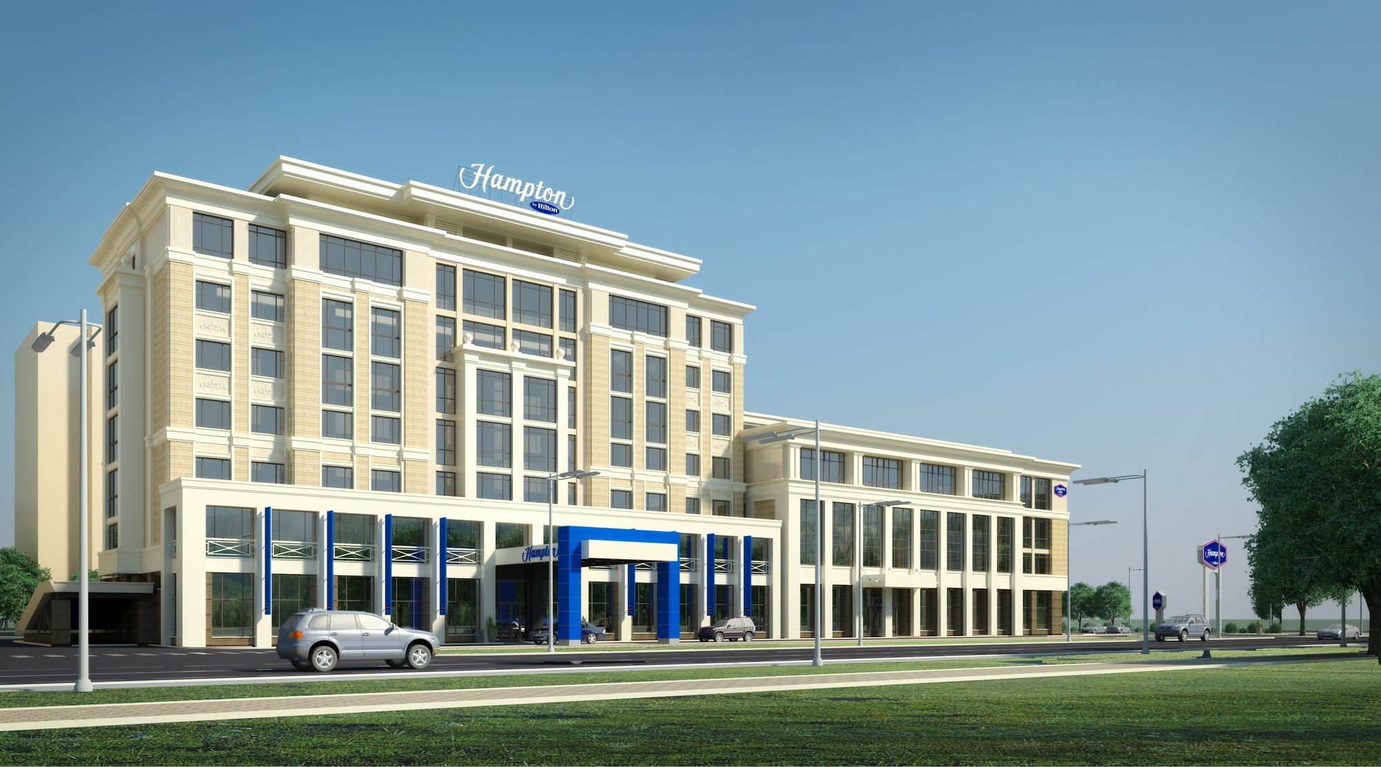 Hampton By Hilton Astana Triumphal Arch Hotel Bagian luar foto